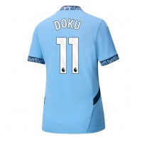 Ženski Nogometni dresi Manchester City Jeremy Doku #11 Domači 2024-25 Kratek Rokav